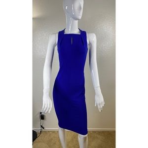 Calvin Klein Dress Sleek Blue Elegant